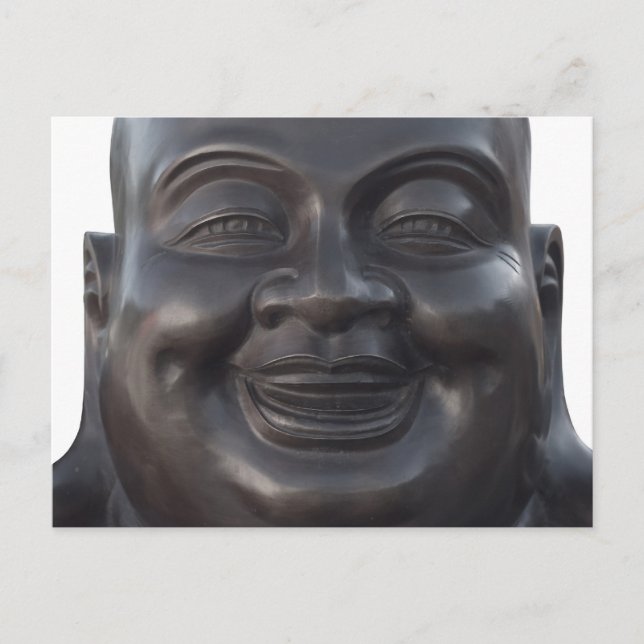 Postal con cabeza de Buda (Anverso)