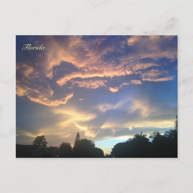 Postal con cielo brillante (Anverso)