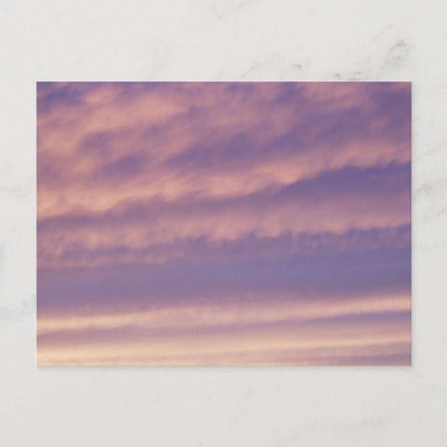 Postal con cielo rosa morado (Anverso)