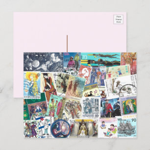 Postal con correo electrónico con personas