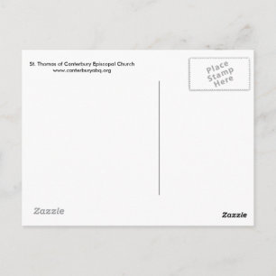 Postal con Cruz iluminada por el sol