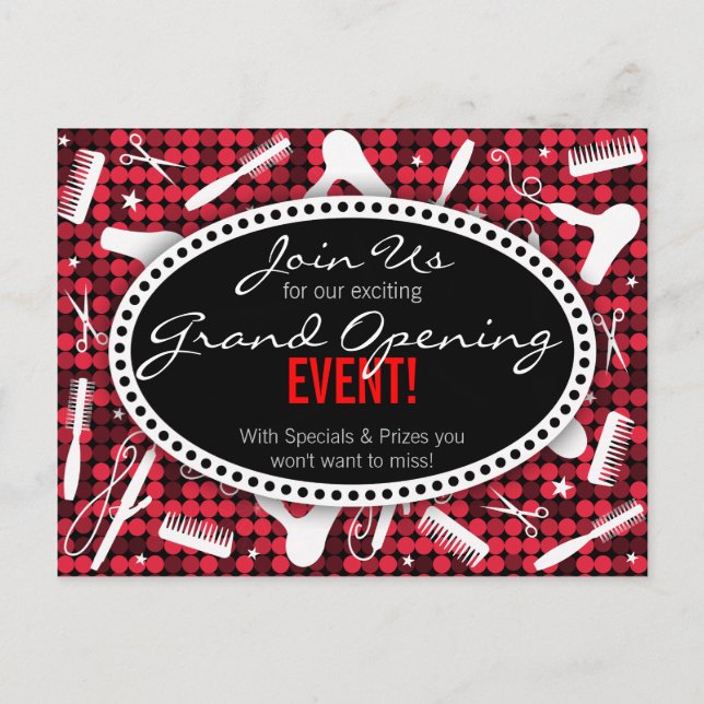 Postal con el evento del Salón del Pelo del Person (Anverso)