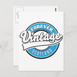 Postal con el logotipo de Australia para siempre v