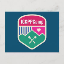 Postal con el logotipo de IGGPPCamp