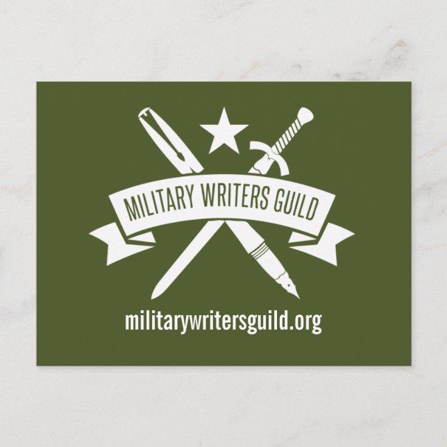 Postal con el logotipo de MWG, Olive Drab (Anverso)