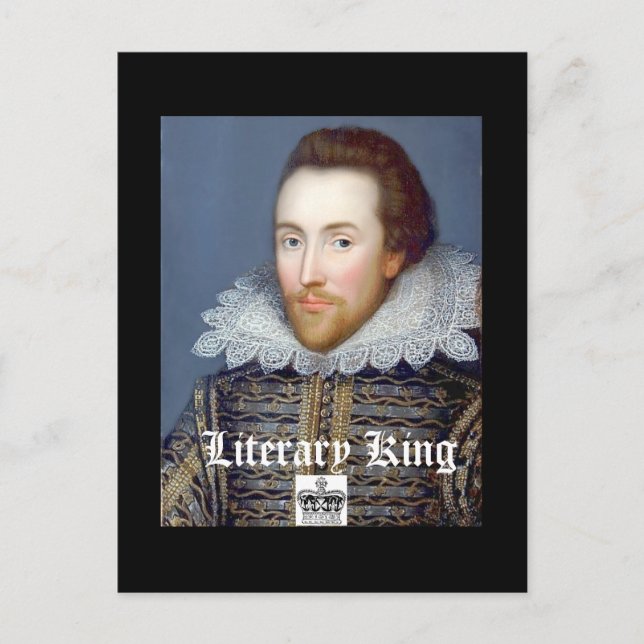 Postal con el tema William Shakespeare (Anverso)