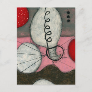 Postal con globo aerostático