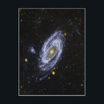 Postal con imagen desde el espacio exterior<br><div class="desc">¡Envíe su único saludo desde el espacio exterior! Magnífica imagen de la NASA con la galaxia espiral M81 en el centro con colores ultravioleta mostrando que está formando activamente estrellas jóvenes. Por favor, avísenos si desea que se hagan algunos cambios que le gusten. Estamos encantados de ayudarle si necesita algún...</div>