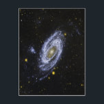 Postal con imagen desde el espacio exterior<br><div class="desc">¡Envíe su único saludo desde el espacio exterior! Magnífica imagen de la NASA con la galaxia espiral M81 en el centro con colores ultravioleta mostrando que está formando activamente estrellas jóvenes. Por favor, avísenos si desea que se hagan algunos cambios que le gusten. Estamos encantados de ayudarle si necesita algún...</div>
