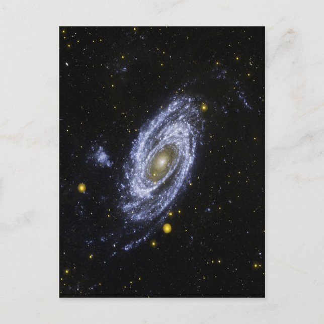 Postal con imagen desde el espacio exterior (Anverso)