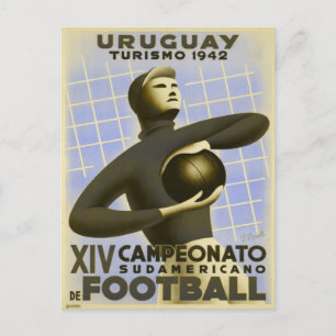 Postal con imprenta de Copa de América