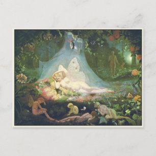 Postal con la pintura de Juan Simmons