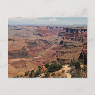Postal con la vista del desierto del Gran Cañón