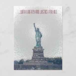 Postal ...con libertad y justicia para todos