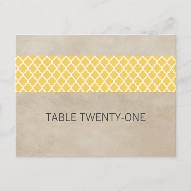 Postal con número de tabla de quatrefoil rumano am (Anverso)