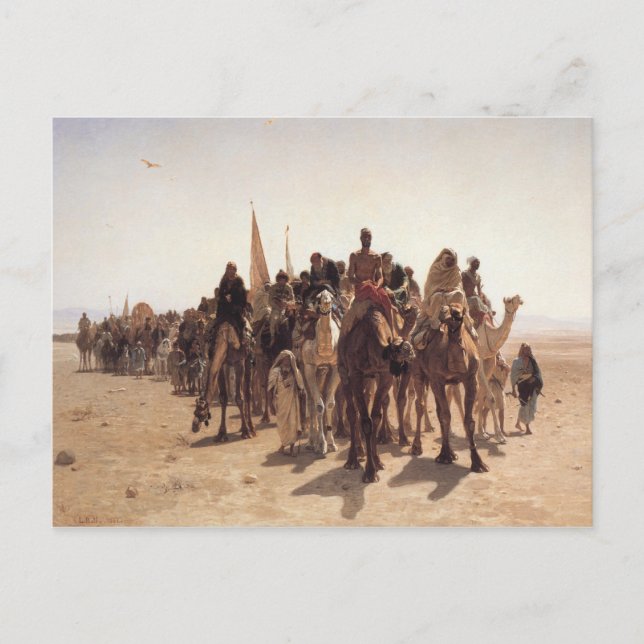 Postal Con Pintura De Belly León (Anverso)