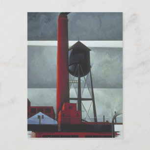 Postal con pintura de Charles Demuth