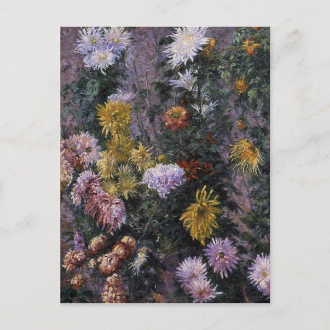 Postal con pintura de Gustave Caillebotte (Anverso)