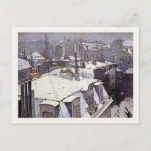 Postal con pintura de invierno famosa