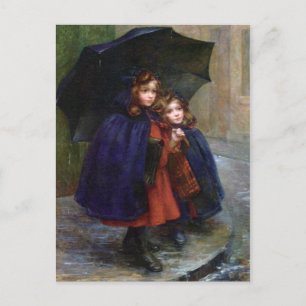 Postal con pintura de Marthe Boyer-Breton