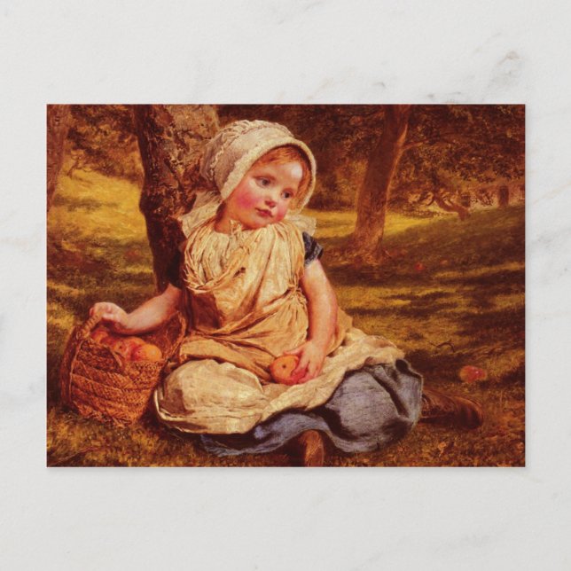 Postal Con Pintura De Sophie Gengembre Anderson (Anverso)