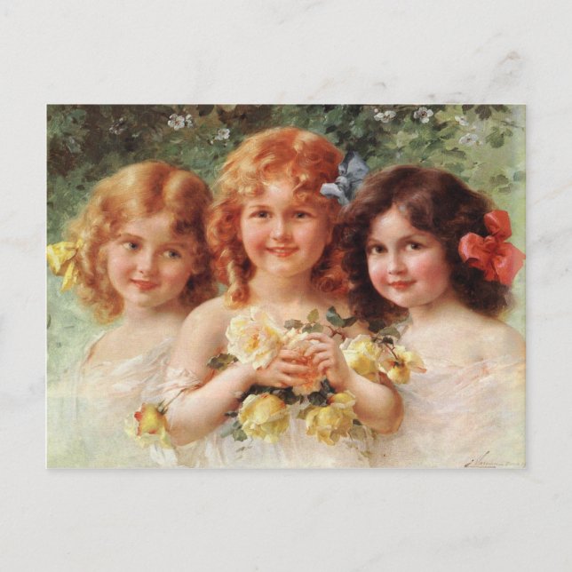 Postal con pintura Emile Vernon (Anverso)