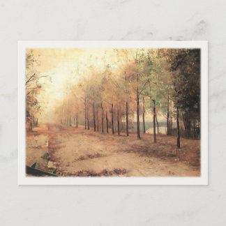 Postal con pintura Marie Bashkirtseff