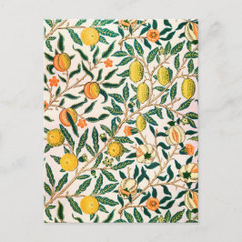 POSTAL CON "POMEGRANADOS" AMARILLOS DE WILLIAM MOR