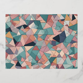 Postal Con Relieve Metalizado Crea tu propia invitación de papel de aluminio de 