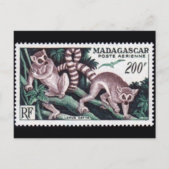 Postal con sello grabado de época (Anverso)