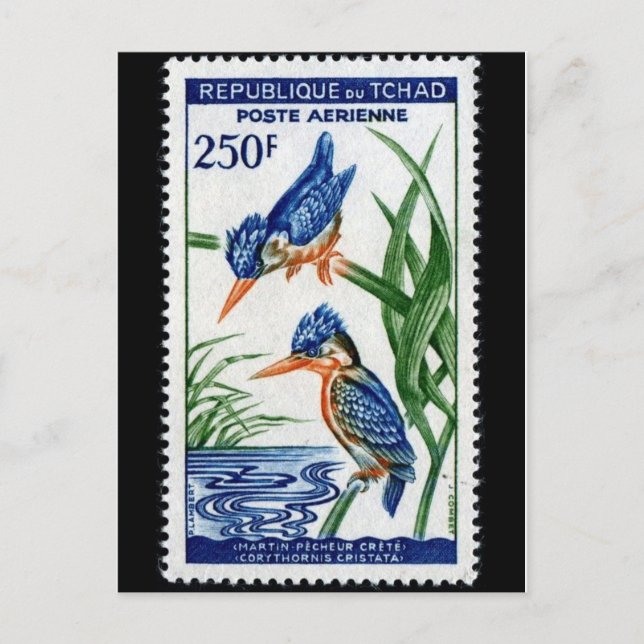 Postal con sello grabado de época (Anverso)