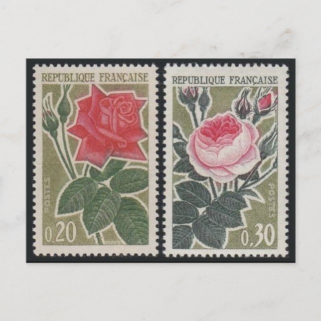 Postal con sello grabado de época (Anverso)