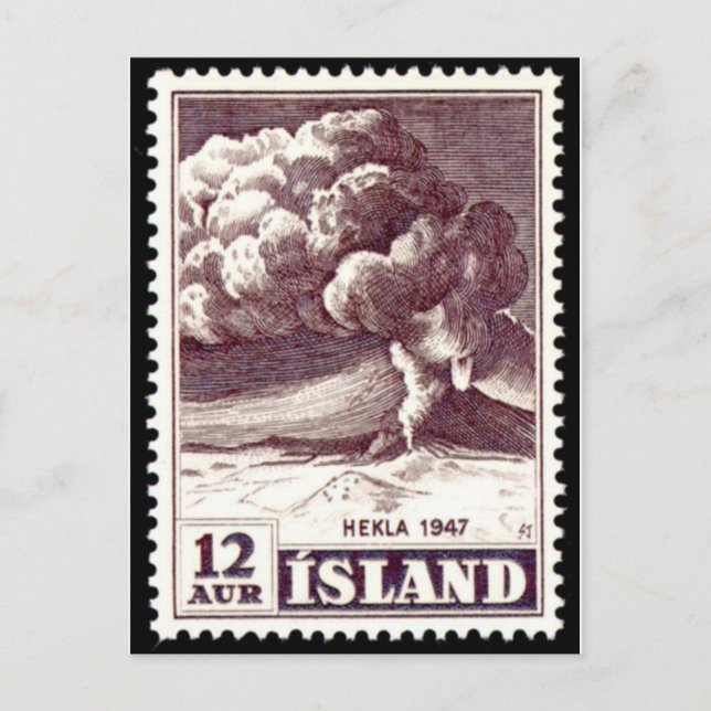 Postal con sello grabado de época (Anverso)