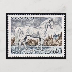 Postal con sello grabado de época
