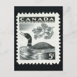 Postal con sello grabado de época