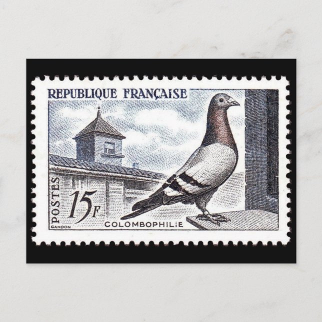 Postal con sello grabado de época (Anverso)