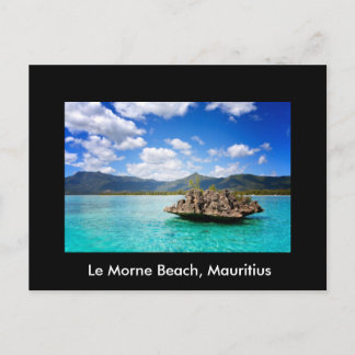 Postal Con Tema De La Playa De Mauricio