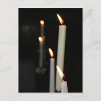 Postal con velas