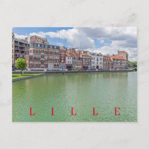 Postal con vista Lille Quai du Wault