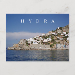 Postal con vistas a la isla de Hydra