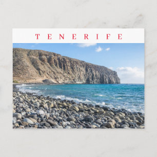Postal con vistas a la playa de Tenerife