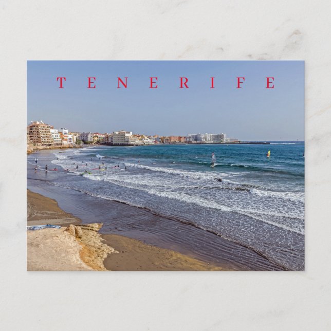 Postal con vistas a Tenerife El Médano (Anverso)