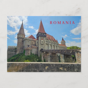 Postal con vistas al castillo de Rumania