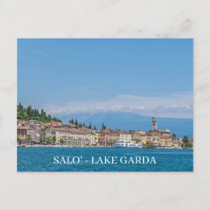 Postal con vistas al lago Garda Salo