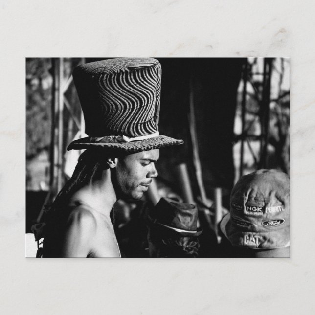 Postal con vistazos de pista arco iris 09 (Anverso)