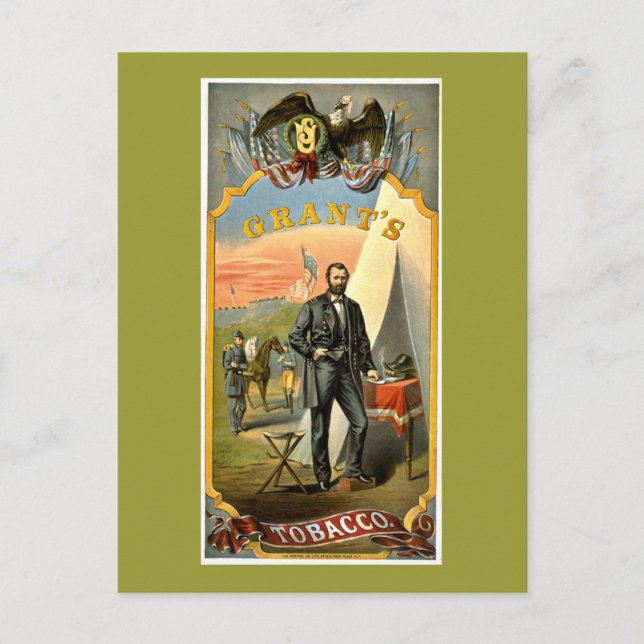 Postal Concede tabaco y cosecha 1874 (Anverso)