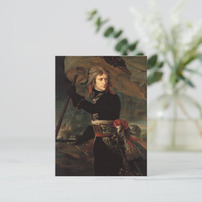 Postal Concentración de Napoleón Bonaparte en la batalla  (Anverso de pie)