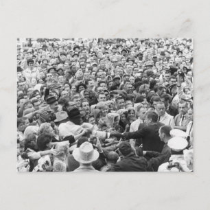 Postal Concentración John F Kennedy JFK Fort Worth '63