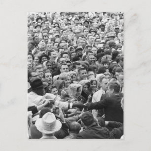 Postal Concentración John F Kennedy JFK Fort Worth '63