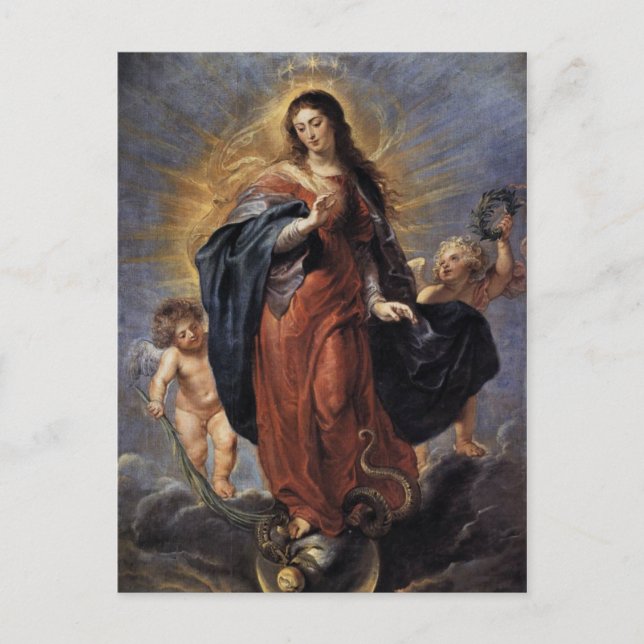 Postal Concepción inmaculada (Anverso)